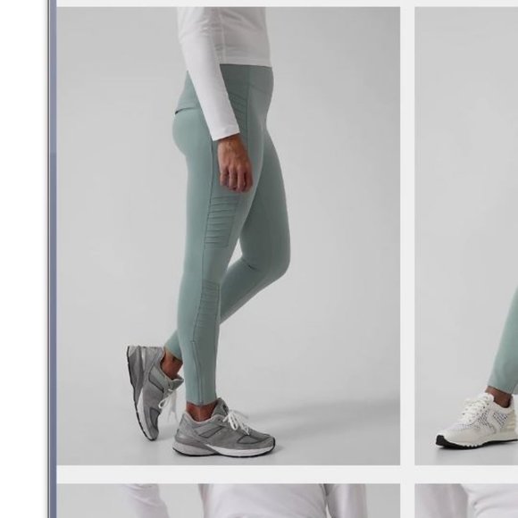 NWT Athleta Delancy Moto tights, XS - Picture 3 of 15